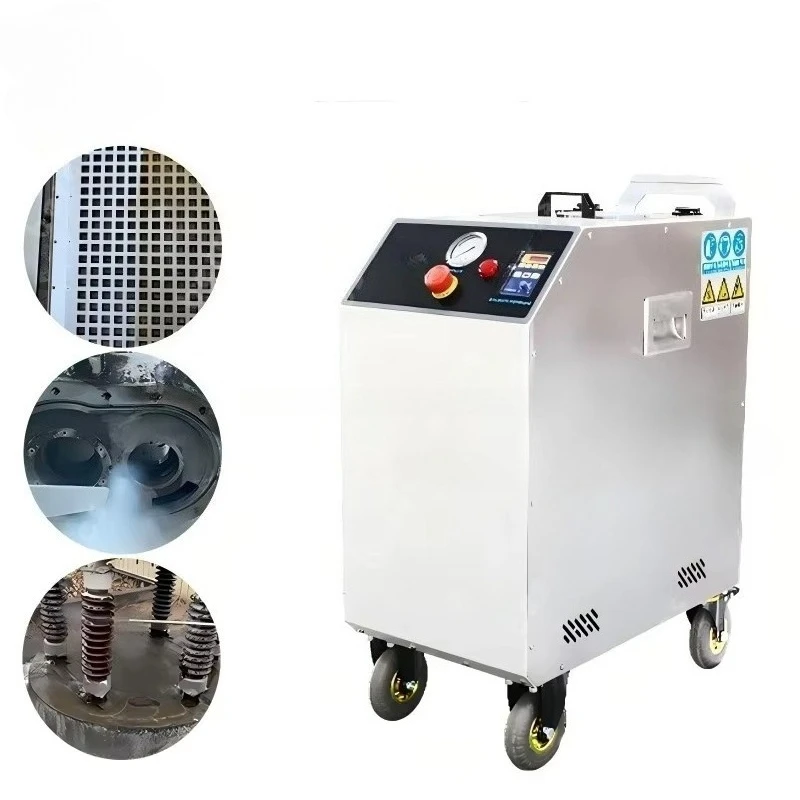 Dry Ice Sand Blaster and Dry Ice Sandblasting Machine for Professional Surface Polishing and Descaling Services Customized