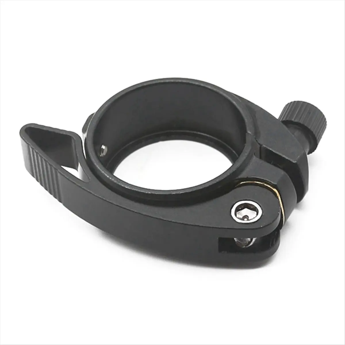 T34C Folding Bicycle Seat Pipe Clamp Quick Release Lever for Seat for Driver'S Seat Pipe Clamp Inner Diameter 40.8mm