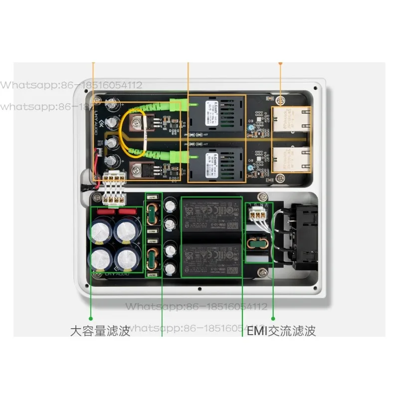 Audio EFI Fever Audio Dedicated Optoelectronic Isolator Network Signal Noise Purification Filtering Linear Power Supply