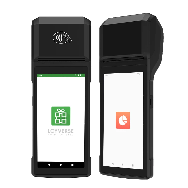 Senraise 4G Wireless WIFI Handheld Portable Mobile Android 13 POS Machine with Thermal Printer