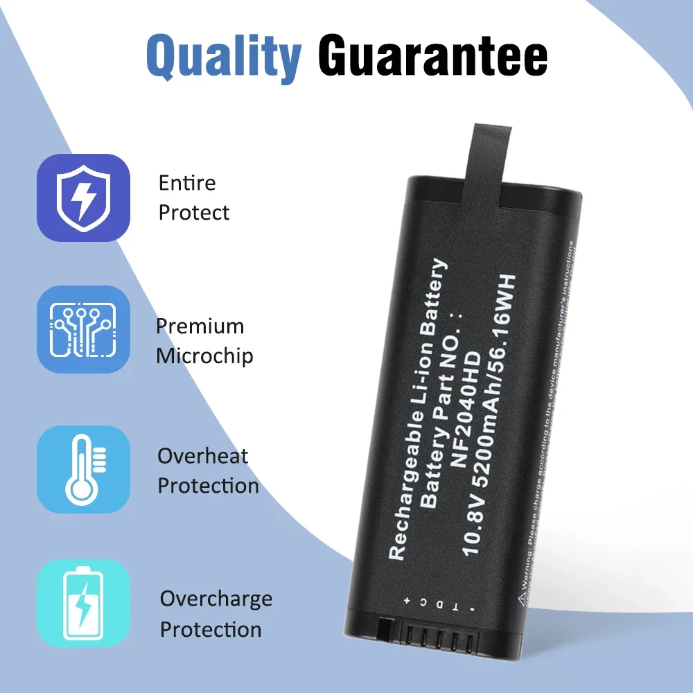 ETESBAY NF2040HD NF2040XD NF2040DY NF2040AG24 NF2040QE34 NF2040SM24 TY 3CGR18650D-2 N9330B-BCG N9330B-BAT Battery for Agilent N9