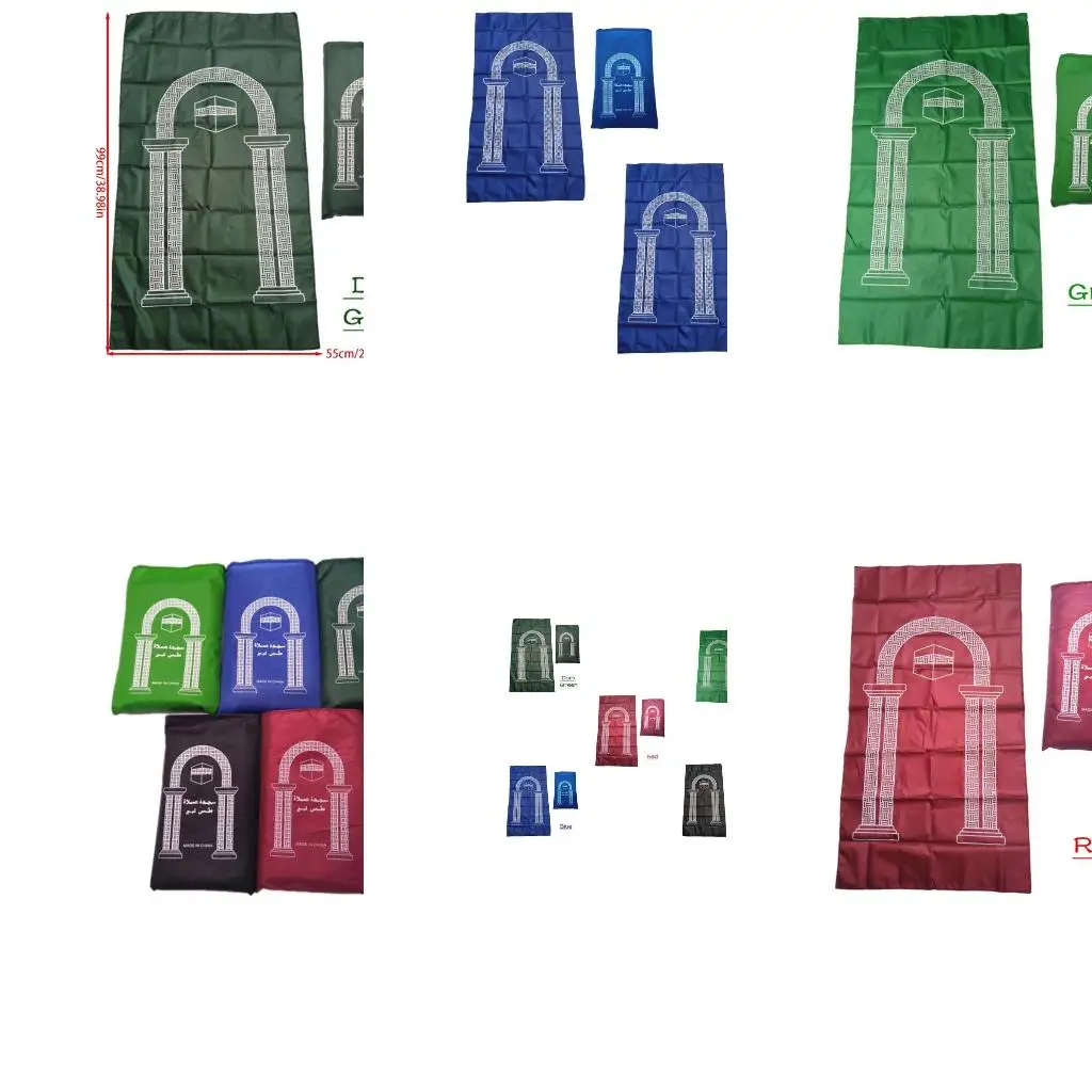  Muslim Prayer Rug Waterproof Islamic Mat Meditation Turkish Carpet Ramadan Gift
