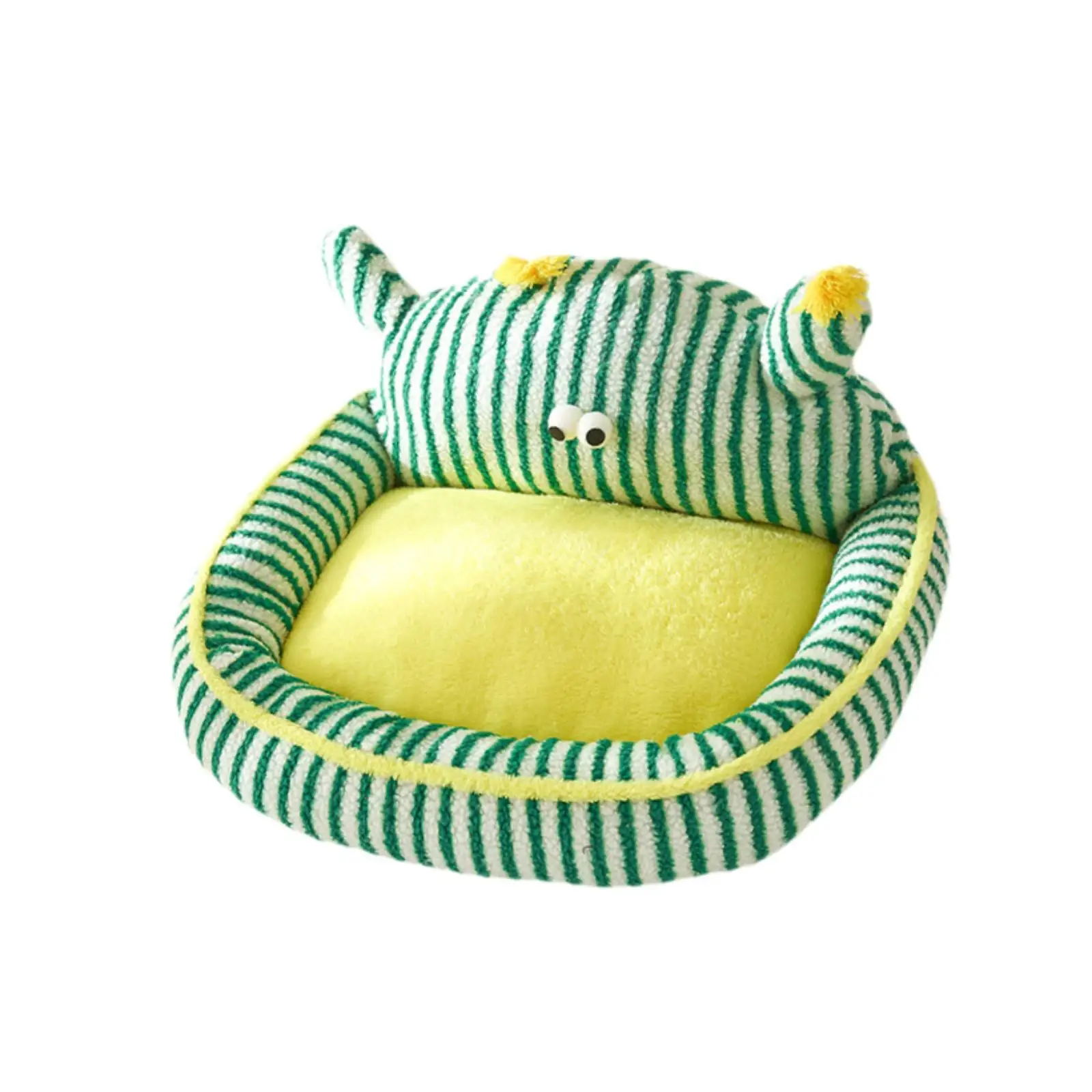 Pet Sofa Bed Stripe Design Anti Skid Bottom Washable Pet Supplies for Puppy