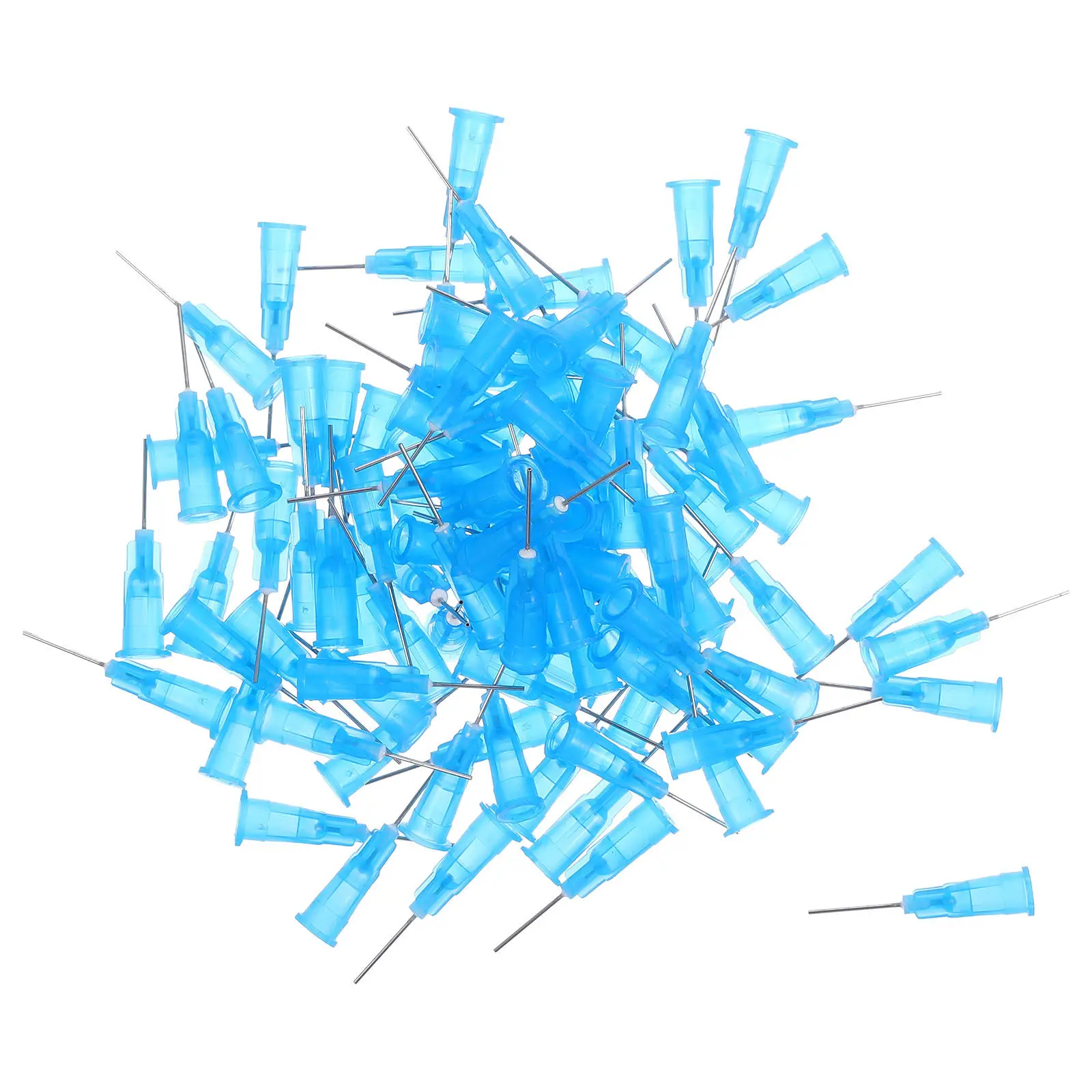 100Pcs Dispensing Needle Glue Needle Tip Portable Flexible Hose Applicator for Accurate Industrial Adhesive Dispensing