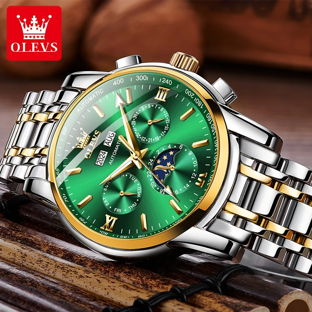 OLEVS Couple Watch Valentines Matching Watches His and Her Couple Set Wrist Watch Men and Women Lovers Wedding Romantic gifts