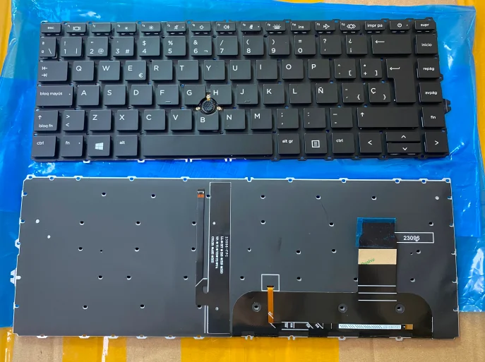 New Laptop Spanish Backlight Keyboard For HP EliteBook 840 G7 / 845 G7 / 840 G8 / 845 G8 / 745 G7 / 745 G8