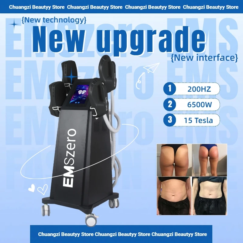 

Professional EMSzero RF Sculpt Therapy Muscle Stimulation Machine EMS Body Sculpting Machine Fat Burning EMS Slimming