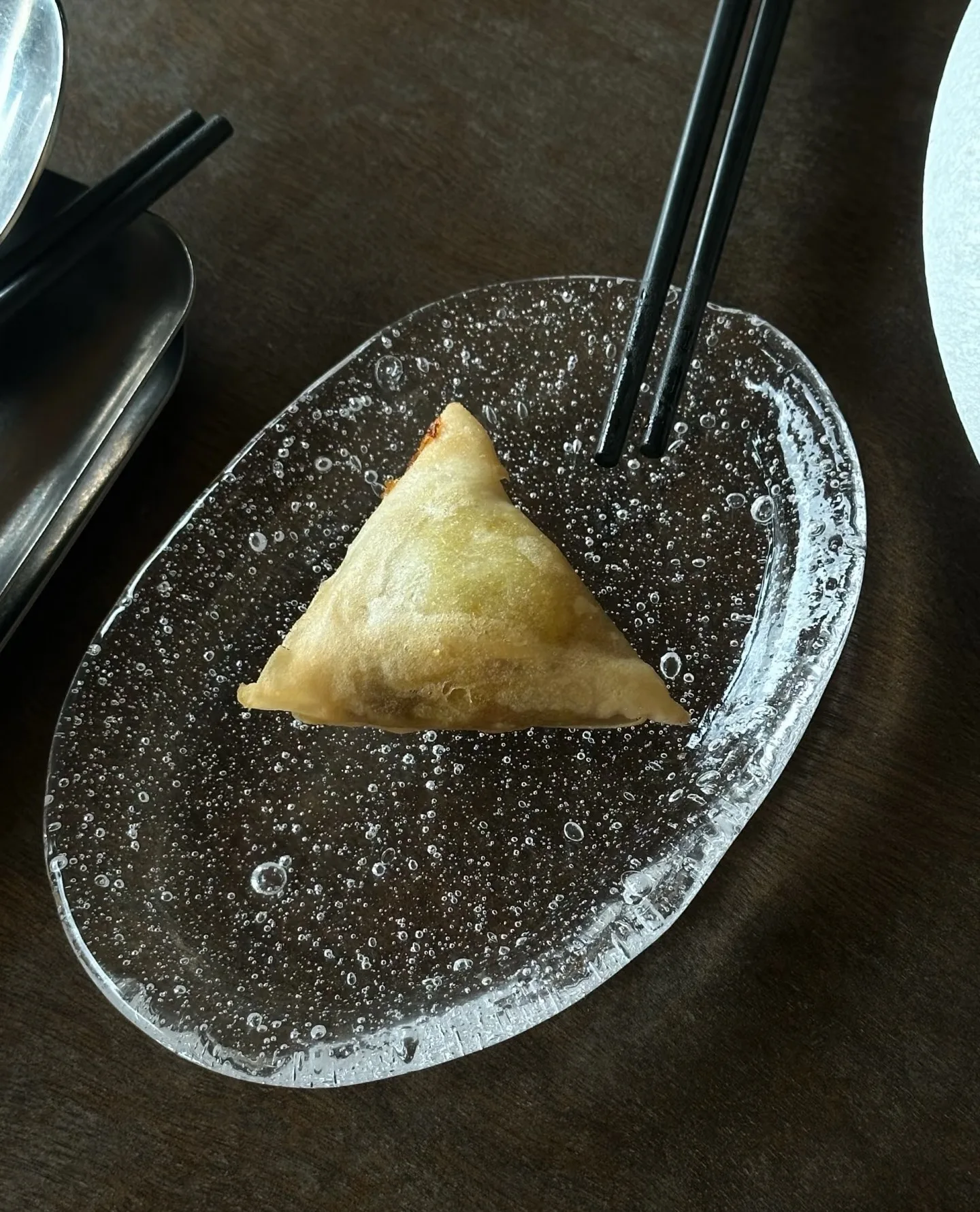 

Creative Handmade Glass Food Dish Starry Bubbles and Misty Clouds Glass Plate Jewelry Storage Glass Tray Dessert Sushi Plate
