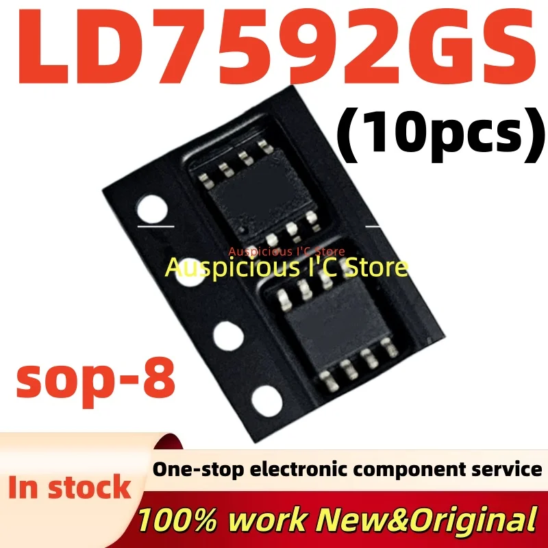 (10pcs) 100%New LD7592 LD7592GS sop-8