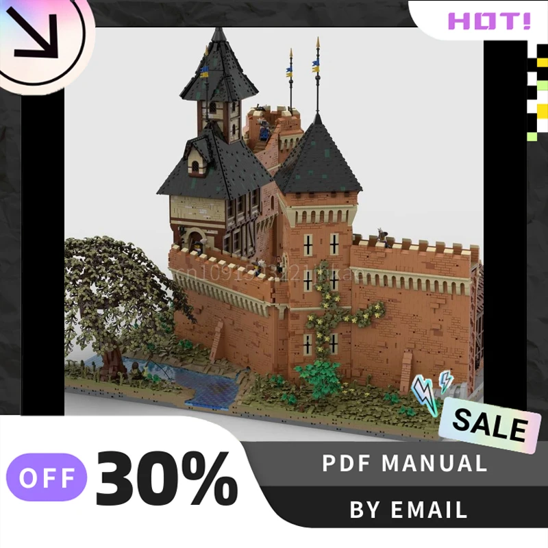 [12729PCS] Pareti di città MOC personalizzate Blocchi di costruzione creativi Set STEM Giocattoli educativi Kit modello di costruzione fai da te Regalo di compleanno