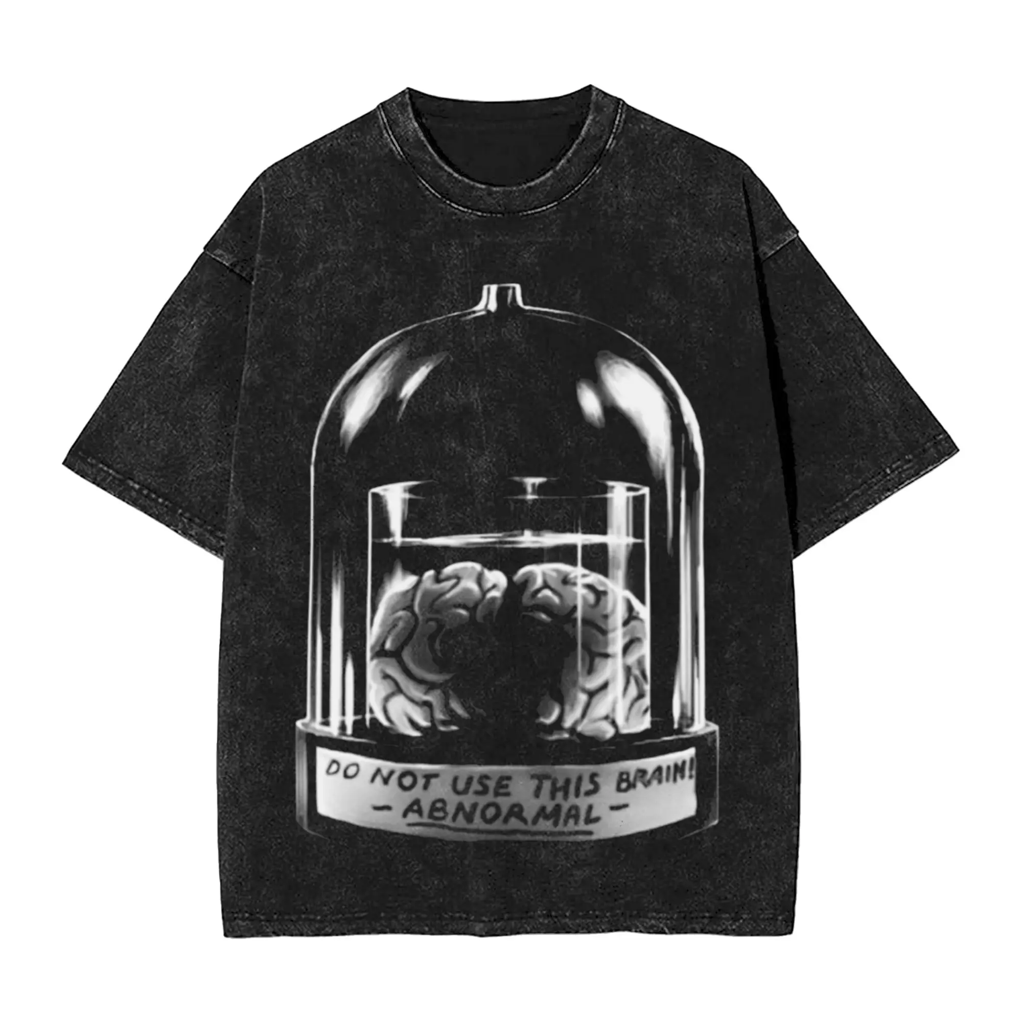 آبي عادي تي شيرت غسلها القطن الشارع تي شيرت هالوين الوحش فرانكنشتاين أزياء الرجال النساء بلايز الشارع الشهير المطبوعة تيز