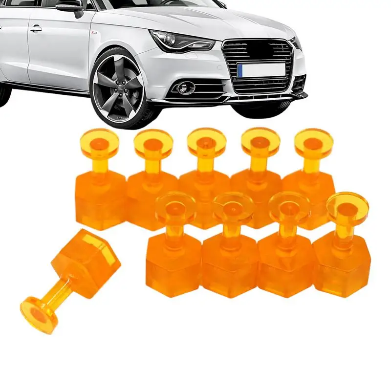 10pcs Dent Puller Auto Dent Puller Removal Tool Automotive Paintless Dent Repair Glue Tabs Vehicles Dent Lifter Glue Tabs