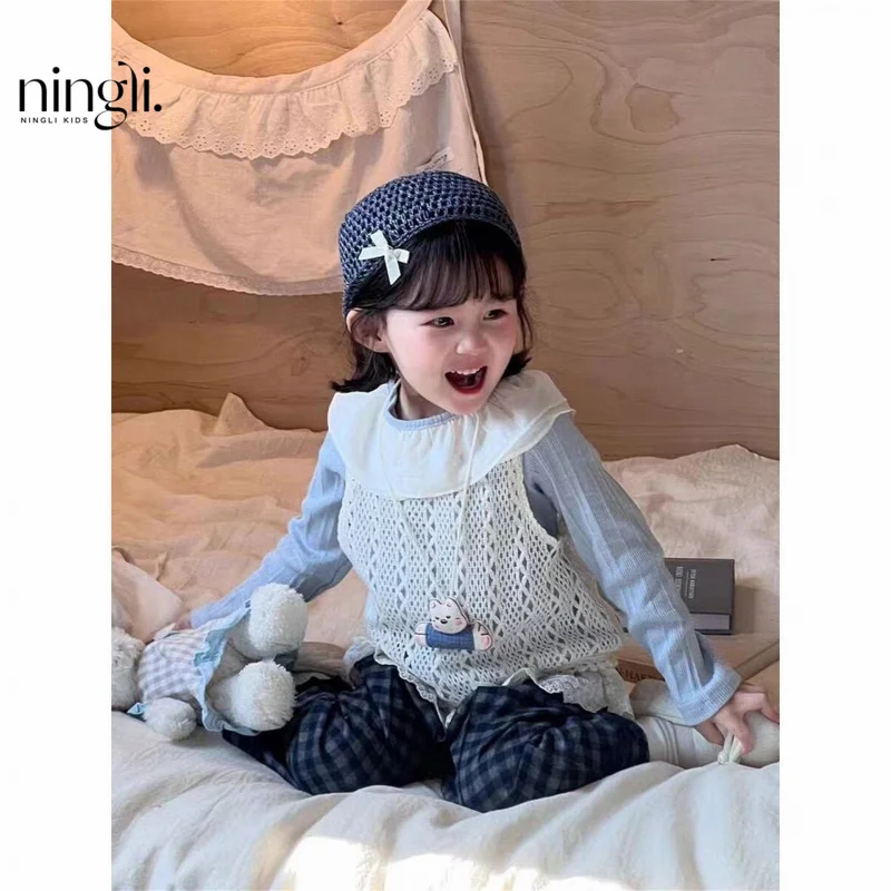

Girls' Outfit Autumn New Fashionable Baby Clothing Spring and Autumn Children's Three-Piece Set