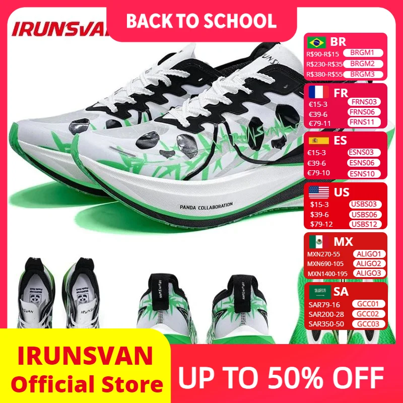 Tênis Esportivos IRUNSVAN T800 com Placa de Carbono, Profissionais para Corrida de Maratona, Tênis de Amortecimento para Homens, Atividades ao Ar Livre