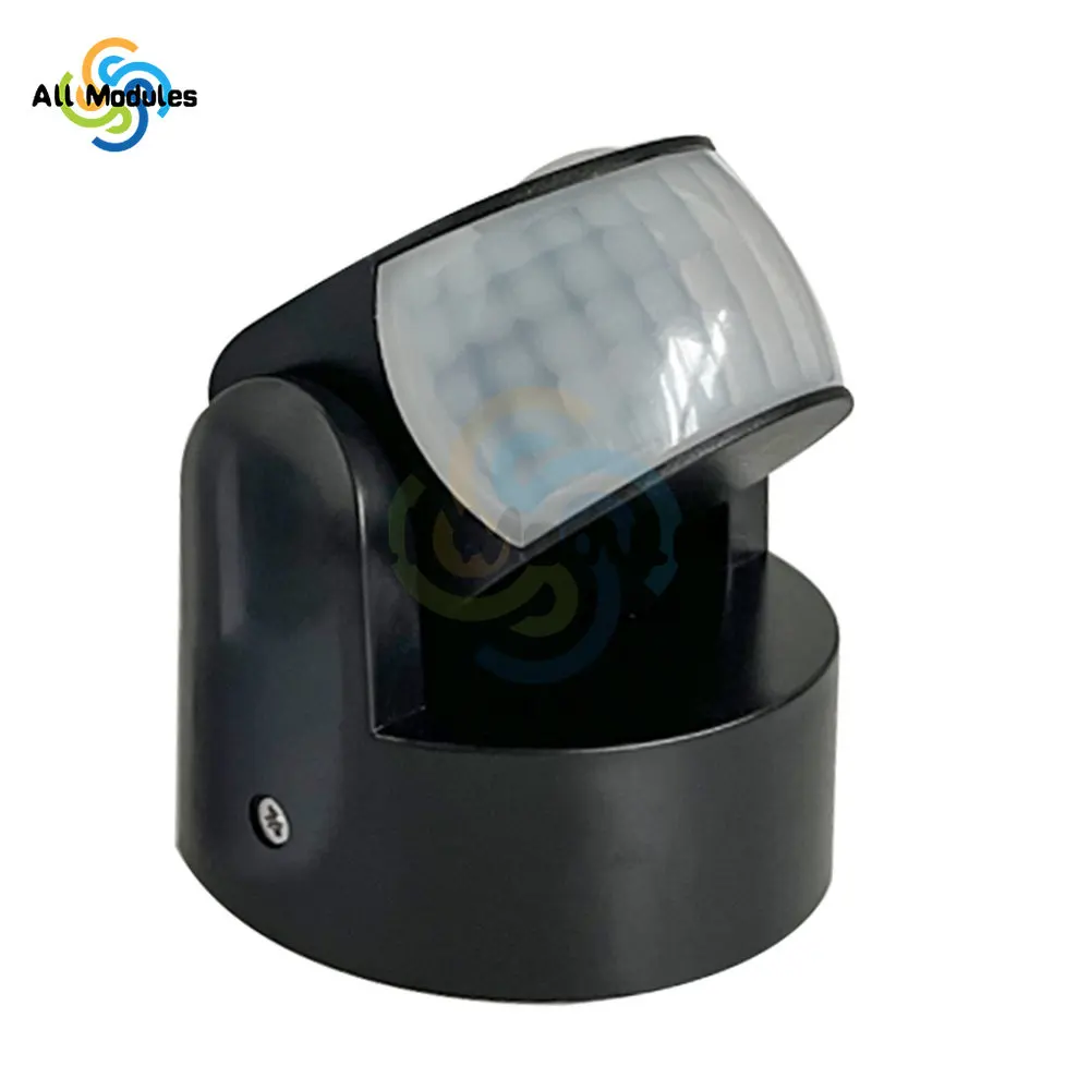 Imagem -06 - Sensor de Movimento Automático Detector de Luz Interruptor de 180 Graus Sensor Infravermelho ao ar Livre Temporizador Pir Rotati C8a7 Ac220240v Novo