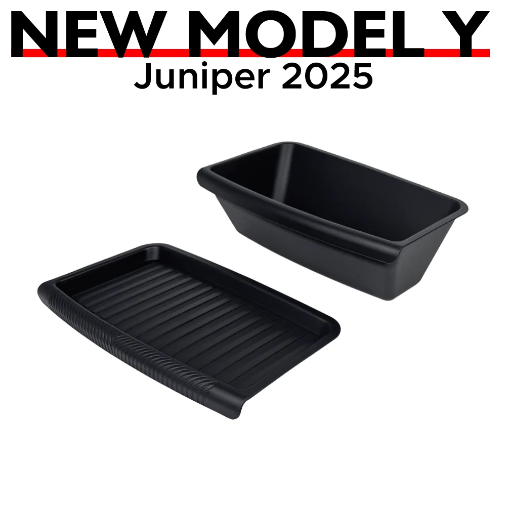 Under Seat Storage Box For Tesla New Model Y 2025 Launch Juniper Drawder With Lids ABS Material Interior Accessories