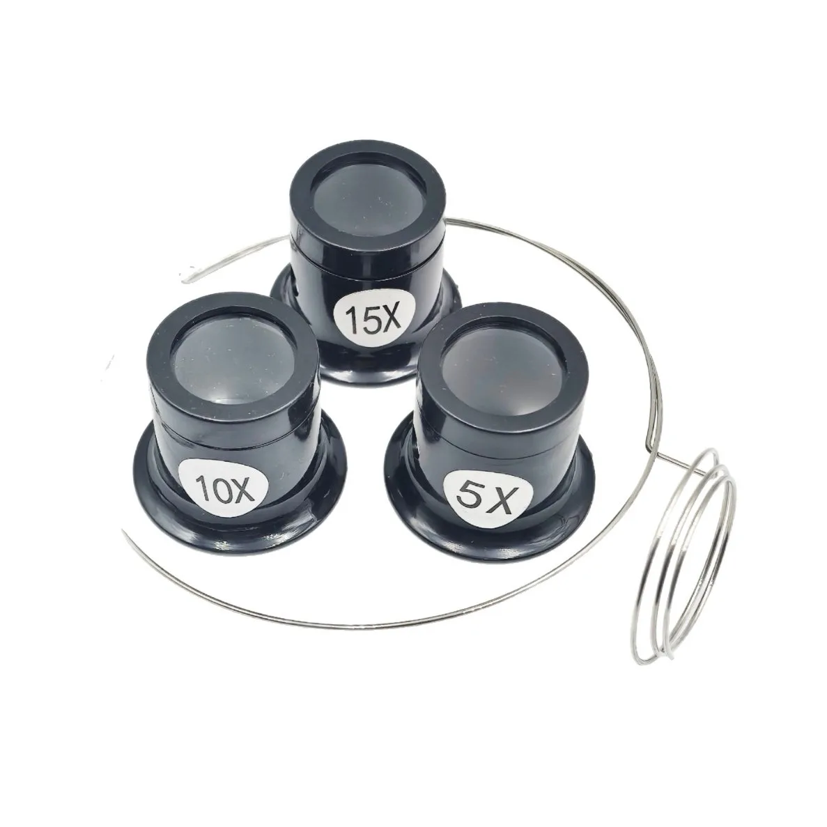 For Clock Repair & Precision Work Watch Magnifier Loupe Set  Steel Wire Watchmaker Magnifying Glasses