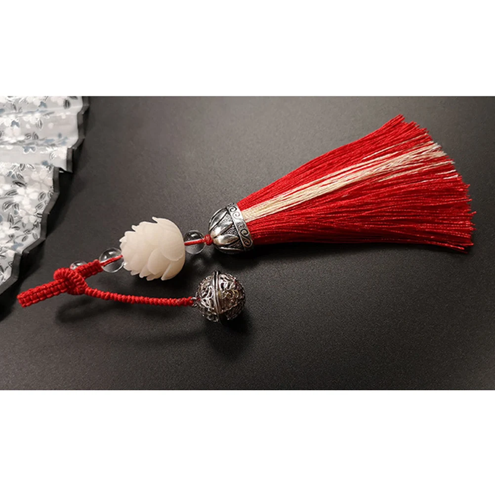 

Chinese Style Bodhi Beads Tassel Hanging Chain Keychain Phone Strap Lanyard Wallet Pendant Perfect for Phone Bag