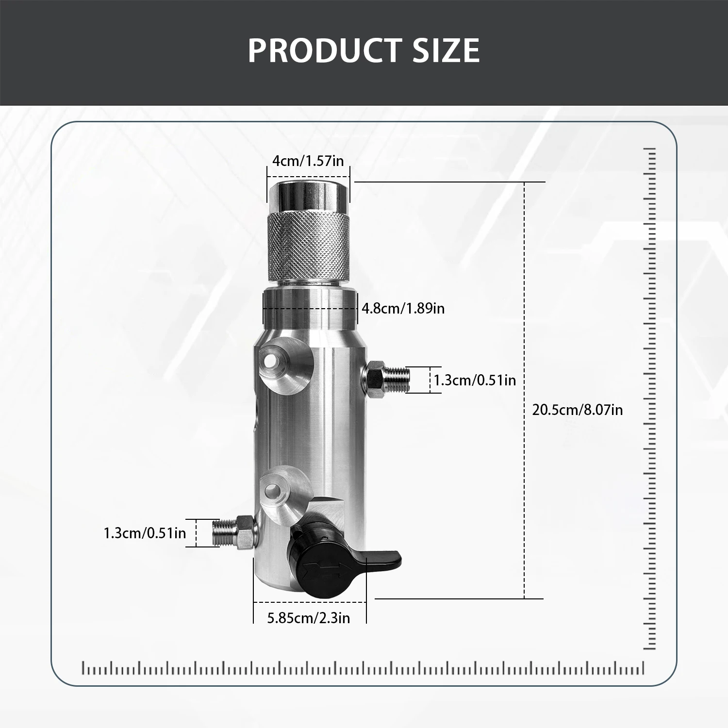 15G455 Fluid Filter Manifold Sprayer Filter Assembly Return Valve Pump Assembly Fits for Graco 390/395/490/495/595 Return Valve