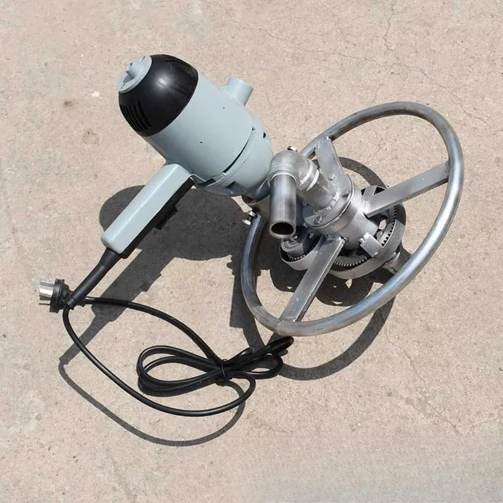 Household electric small drilling machine portable high-power drilling artifact draught irrigation drill head