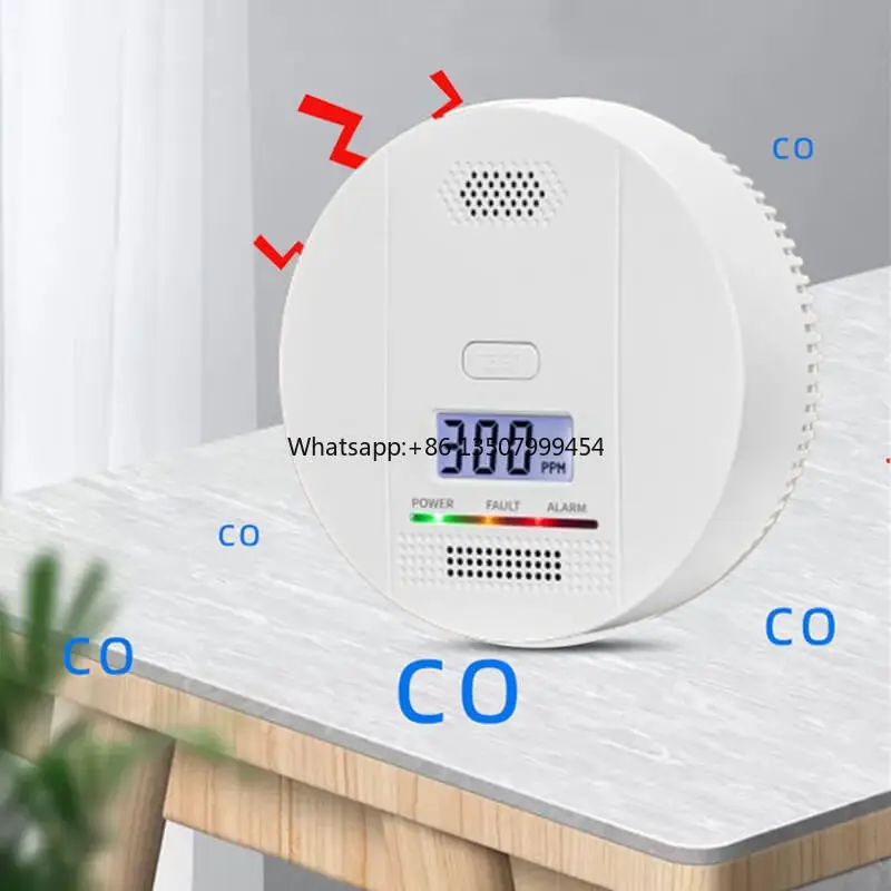 

Factory New Wholesale Mini Carbon Monoxide Detector Digital Display High-precision Portable Carbon Monoxide Monitoring Device