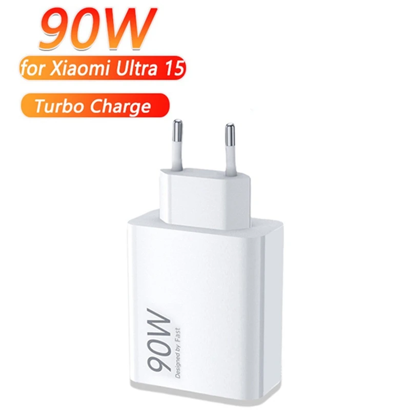Neue 90W USB Typ C Ladegerät Schnelle Lade Datenkabel USB Telefon Ladegerät Adapter Eu Stecker Adapter Für Xiaomi