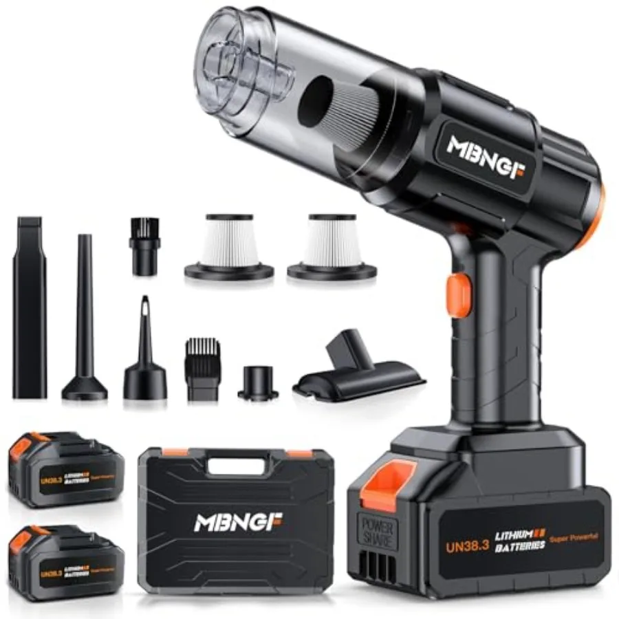 Car Vacuum Portable Cordless35000PA High Power Suction and Blower Handheld Vacuum Covers Cleaner for Car Home Desktop Keyboard