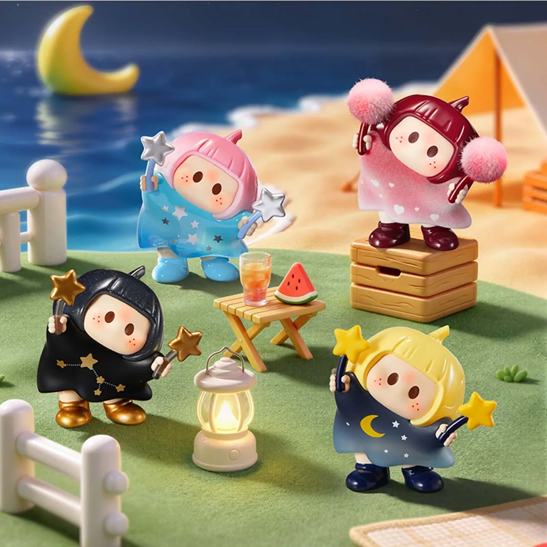 MINISO YOYO Blind Box Vinylfigur Niedliche Figur mit schiefem Kopf S2 Serie Überraschungsbox Süße Cartoon-Figur Spielzeug Schreibtischdekoration Geschenk