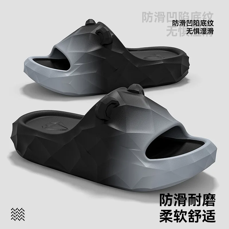 

Slippers couple 2026 new thick soled outdoor wear indoor home shower anti slip household EVA anti odor cool mop for women
