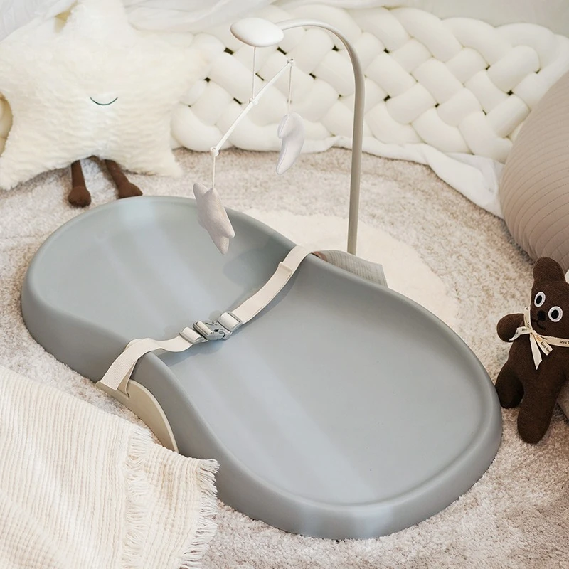 Afbeelding 4: Babyfond Draagbare Baby Luiertafel, Geïntegreerd Verzorgingsstation met Polyurethaan Bekleding, Afneembaar Kussen