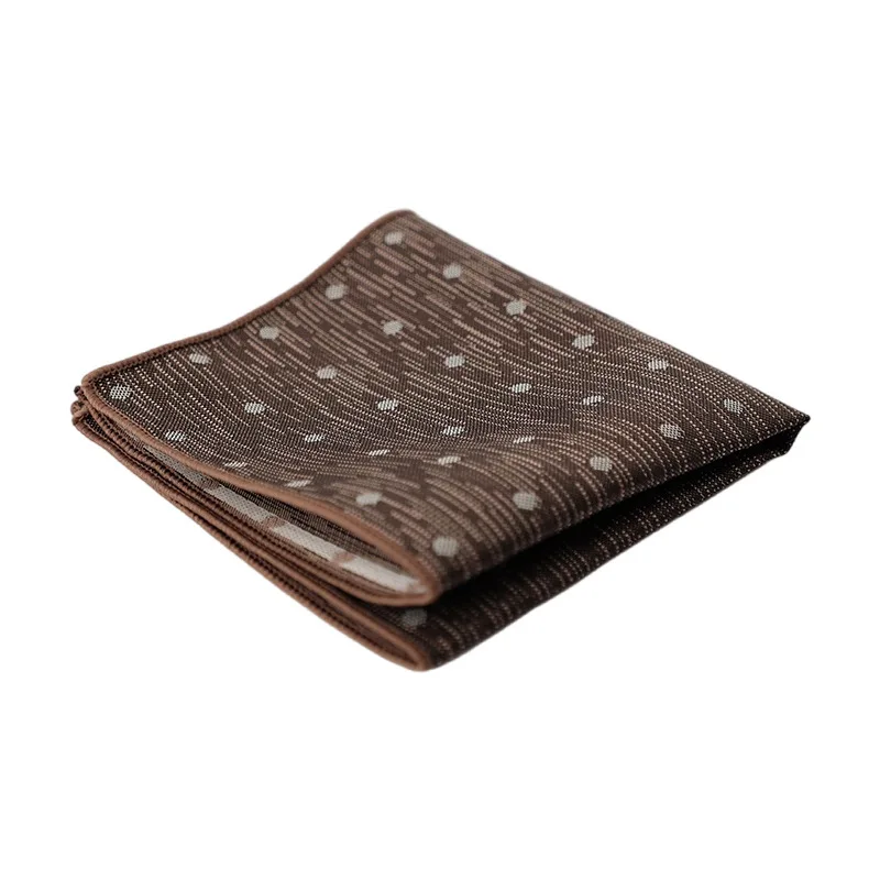 Pochette de poche formelle d'affaires de luxe coréen pour hommes, carré à pois, plaid cachemire, mouchoir imbibé, accessoires de la présidence, Craings.com Hanky, 24cm