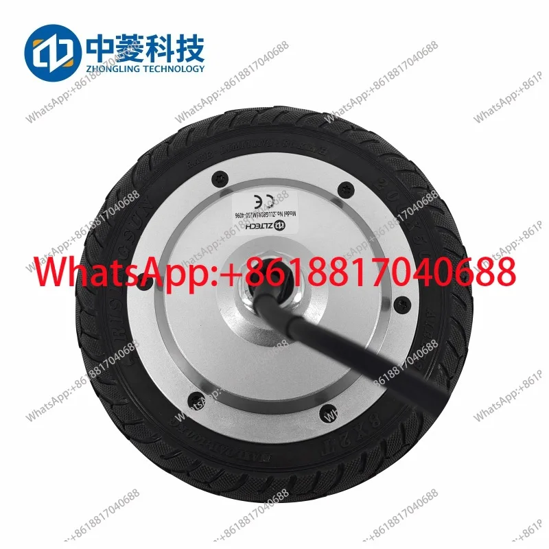 Zhongling Technology 8-inch in-wheel motor 4096-wire high-precision one-to-two servo driver set