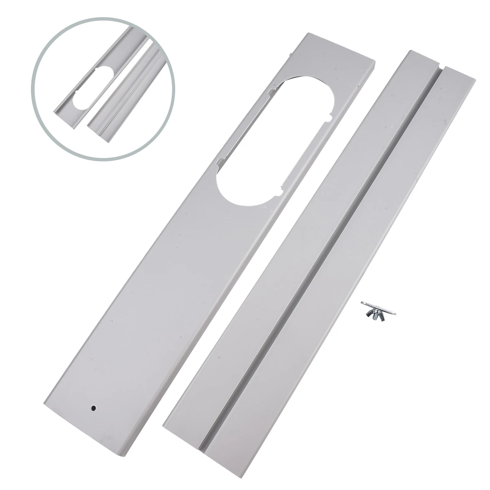 

Adjustable Portable Air Conditioner Block Plate For Window Slide Kit With Screws