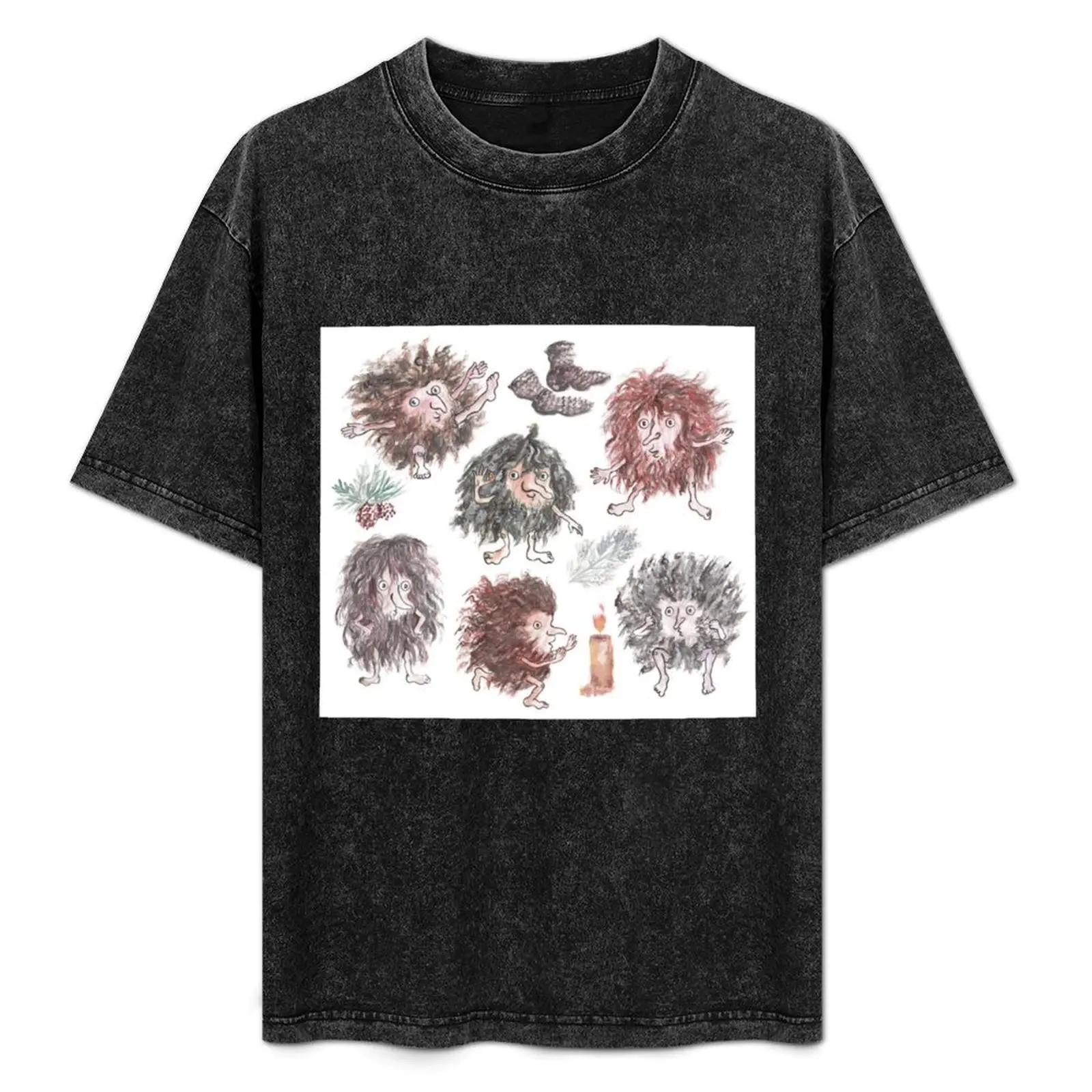 

Household protecting spirits T-Shirt Soft Basic Cotton Short Sleeve Tee