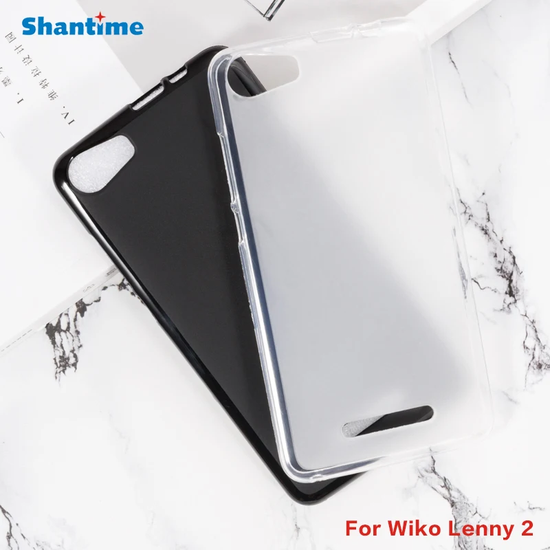 Funda para Wiko Lenny 2 TPU a prueba de golpes, cubierta de goma protectora, parachoques Flexible para Wiko Lenny 2