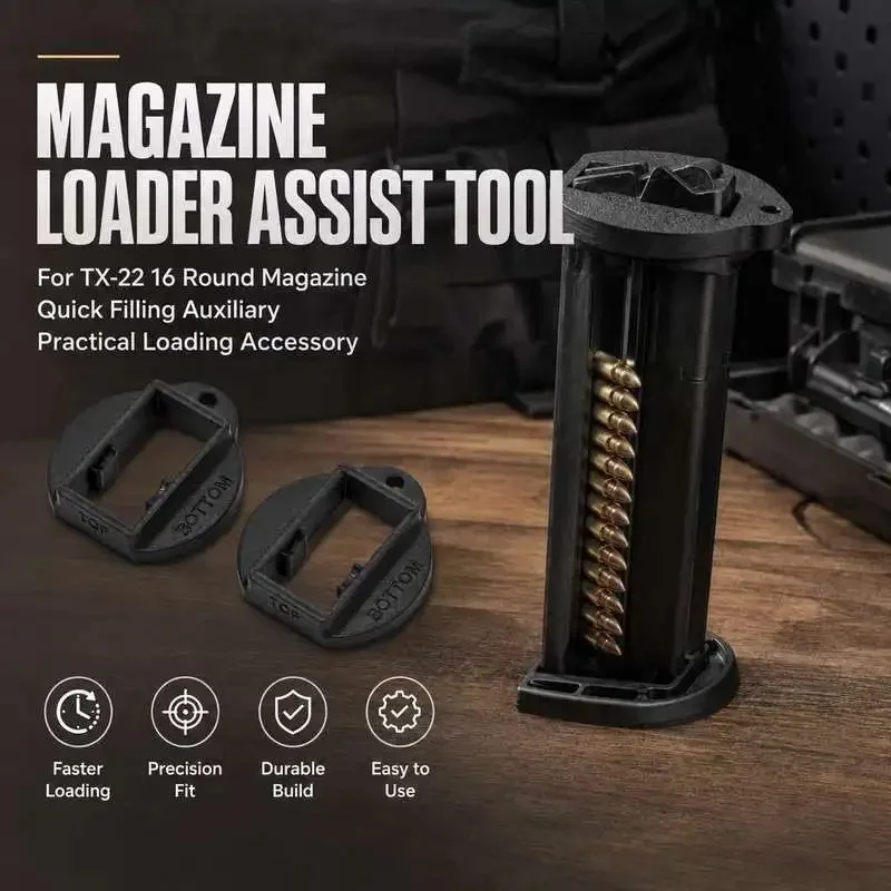 Magazine Speed Loader for TX-22 16 Round Magazine, Quick Filling Assist Tool, Pistol Loading Accessory