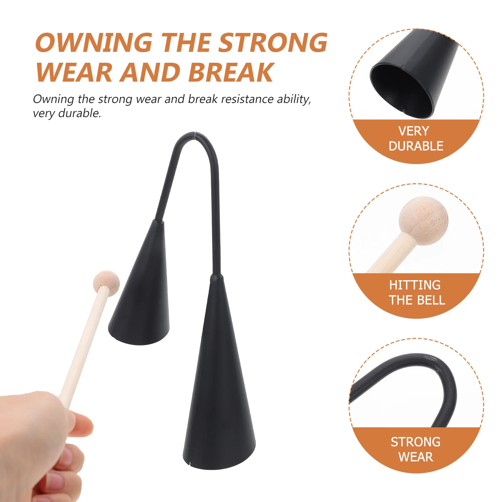

Percussion Instrument with Mallet Bell Interactive Music Enlightenment for Students