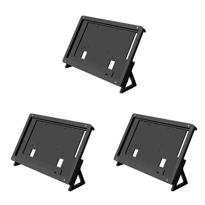 Delicate Texture-3Pcs 7 Inch Lcd Acrylic Bracket Case Contact Screen Case Holder Bracket For Raspberry Pi 3 Model B+