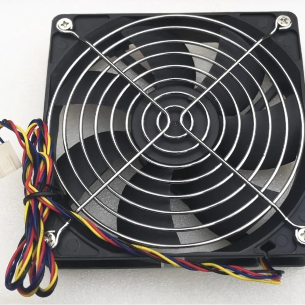 120mm Pwm Case Cooling Fans Da12025b12l New For AVC 12025 12cm Fan 4-Wire Speed Regulation Double Ball 12v 0.30a