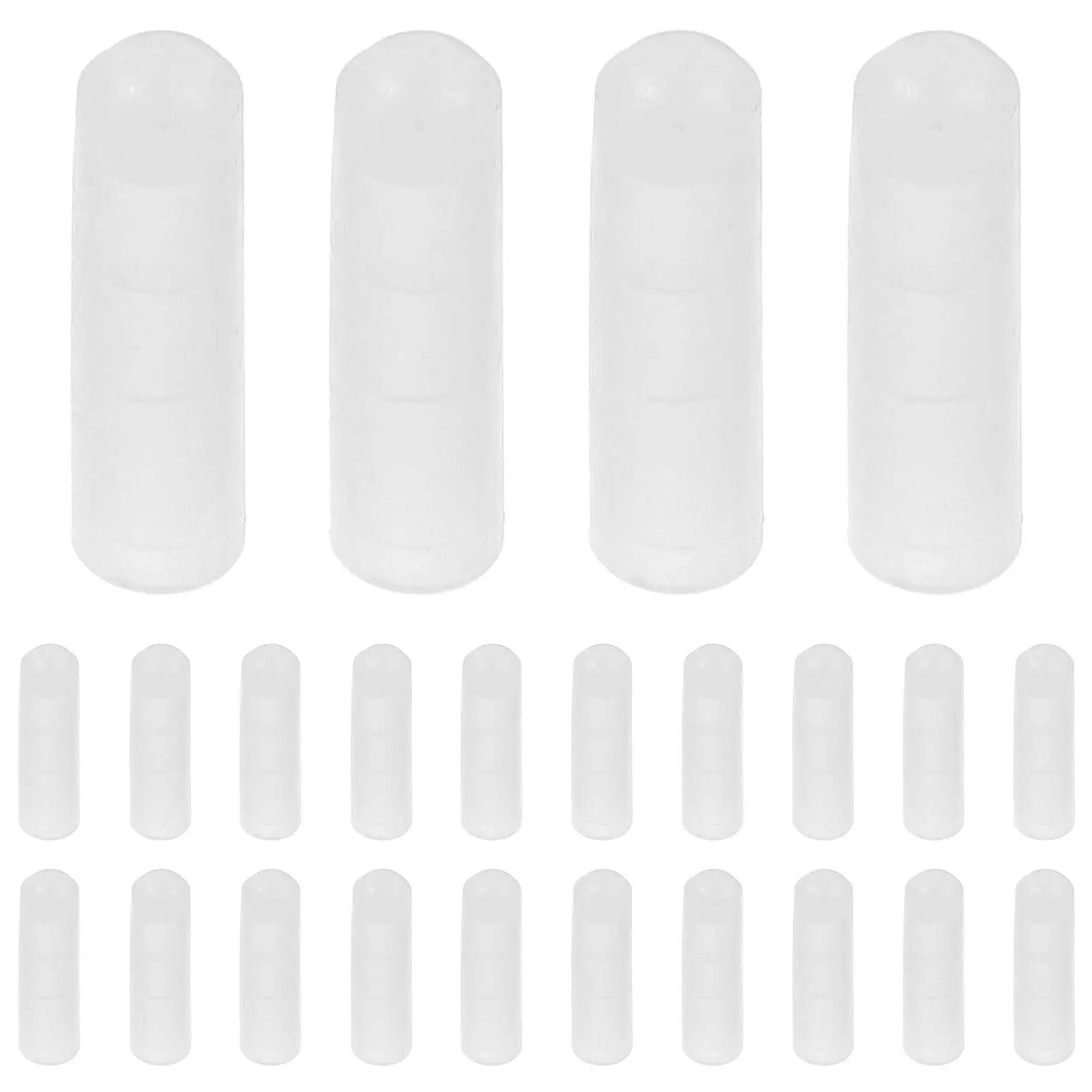 

30 Pcs Rod Sleeve Cabinet Cover Plastic File Cabinets Turn Tongue Lock Covers Storage Organizer Durability Quality