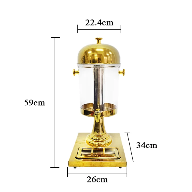 

Hotel Commercial Equipment Stainless Steel 16L Self-service Cold Drink Machine Water Dispenser Beverage Juice Machine