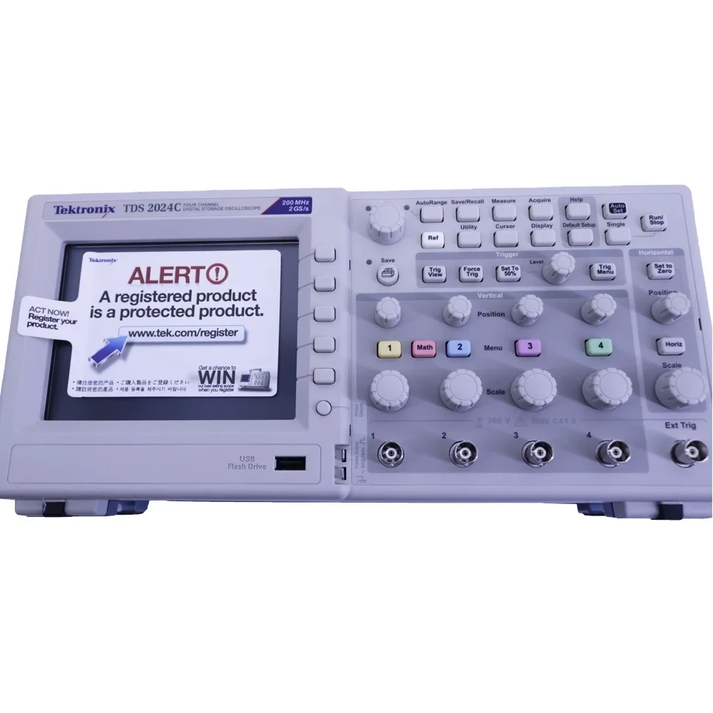 2026 TDS2024C Digital Oscilloscope Digital Storage Oscilloscope 200 MHz 4 Channels 2 GS/s