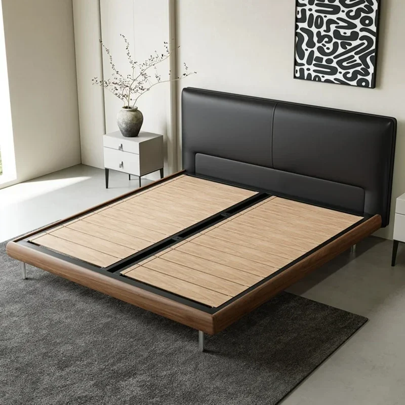 Nordic elegante camas de casal luxo madeira moderna casamento rainha quarto bedframes camas rainha en oferta móveis do quarto