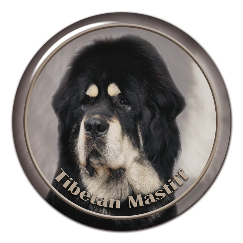 A0639# 13cm/17cm Removable Decal Tibetan Mastiff Dog Car Sticker Waterproof Accessories on Bumper Rear Window Laptop Toilet