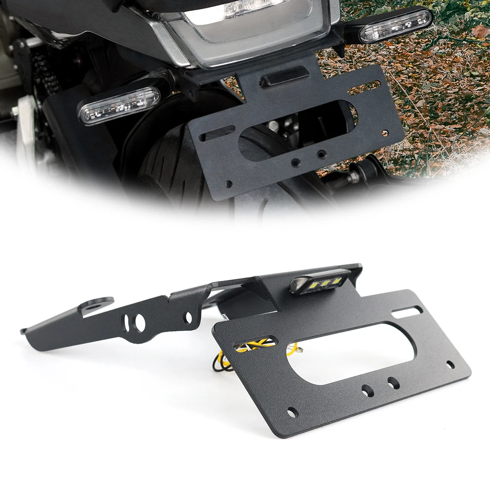 For Husqvarna VitPilen 401 SvartPilen 401 250 200 125 Rear License Plate Holder Bracket with Light Tail Tidy Fender Eliminator