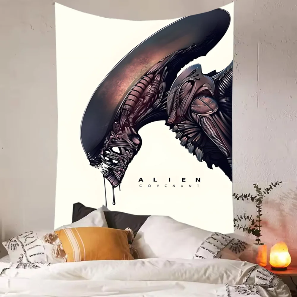 Movies Alien Romulus Tapestry Polyester Printed Gift Banner Home or Outdoor For Decoration Tapestry