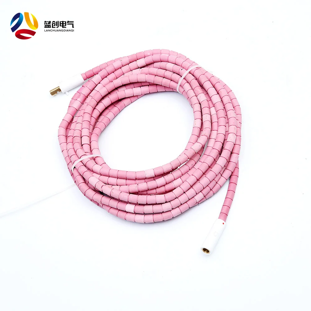 High Temperature Pipeline Drying Flexible Ceramic Pad Heaters Pwht Rope Heater