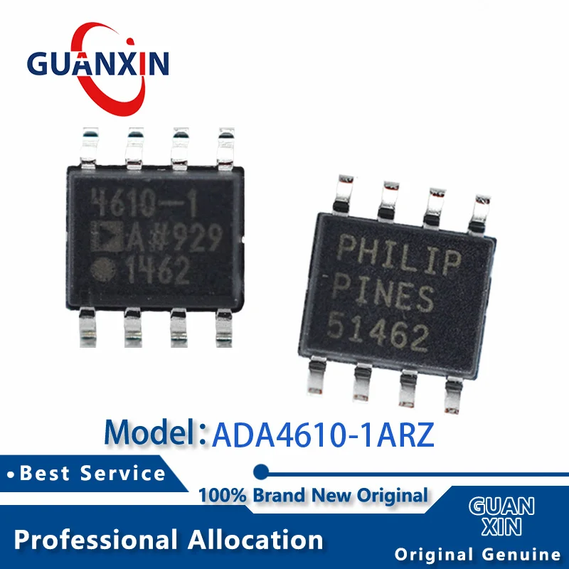 100% New  ADA4610-1ARZ ADA4610-1ARZ-RL ADA4610-1ARZ-R7 SOIC-8 Marking 4610-1A ADA4610-1