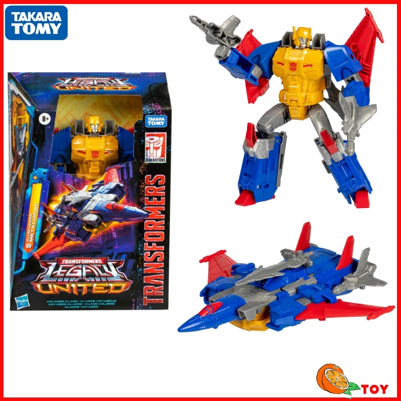 

In stock Takara Tomy Transformers toys Legacy United Metalhawk Model Robot Collection Action Figure Toys Gifts Hobby