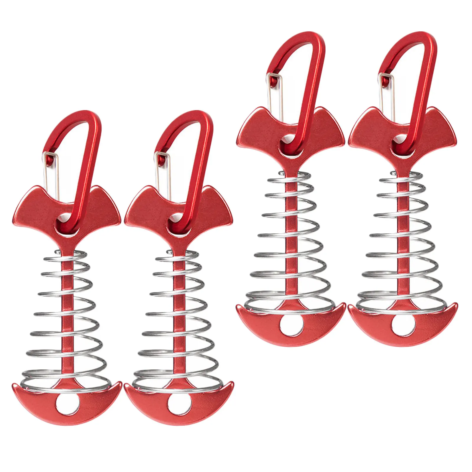 

4Pcs Tent Ground Stakes Fish Bone Style Premium Material Compact Portable Camping Accessories for Outdoor Adventures Hiking